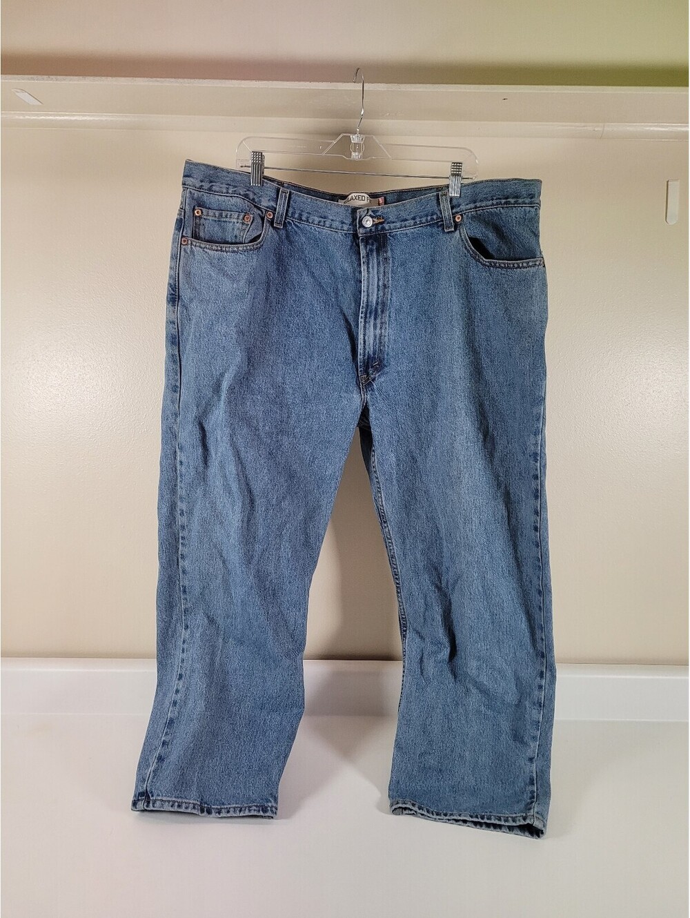 vintage 550 levis jeans made in mexico 46x20 denim